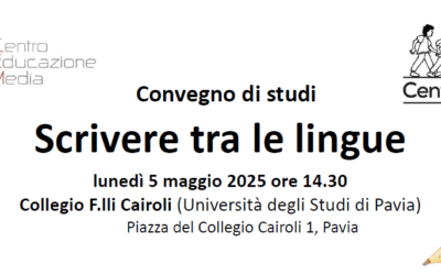 Convegno “Scrivere tra le lingue” – intervento di Graziella Favaro per il Centro COME